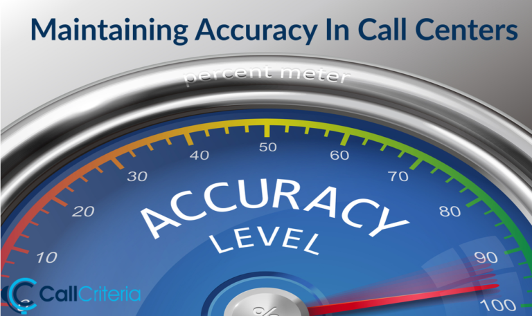 Maintaining Accuracy In Call Centers